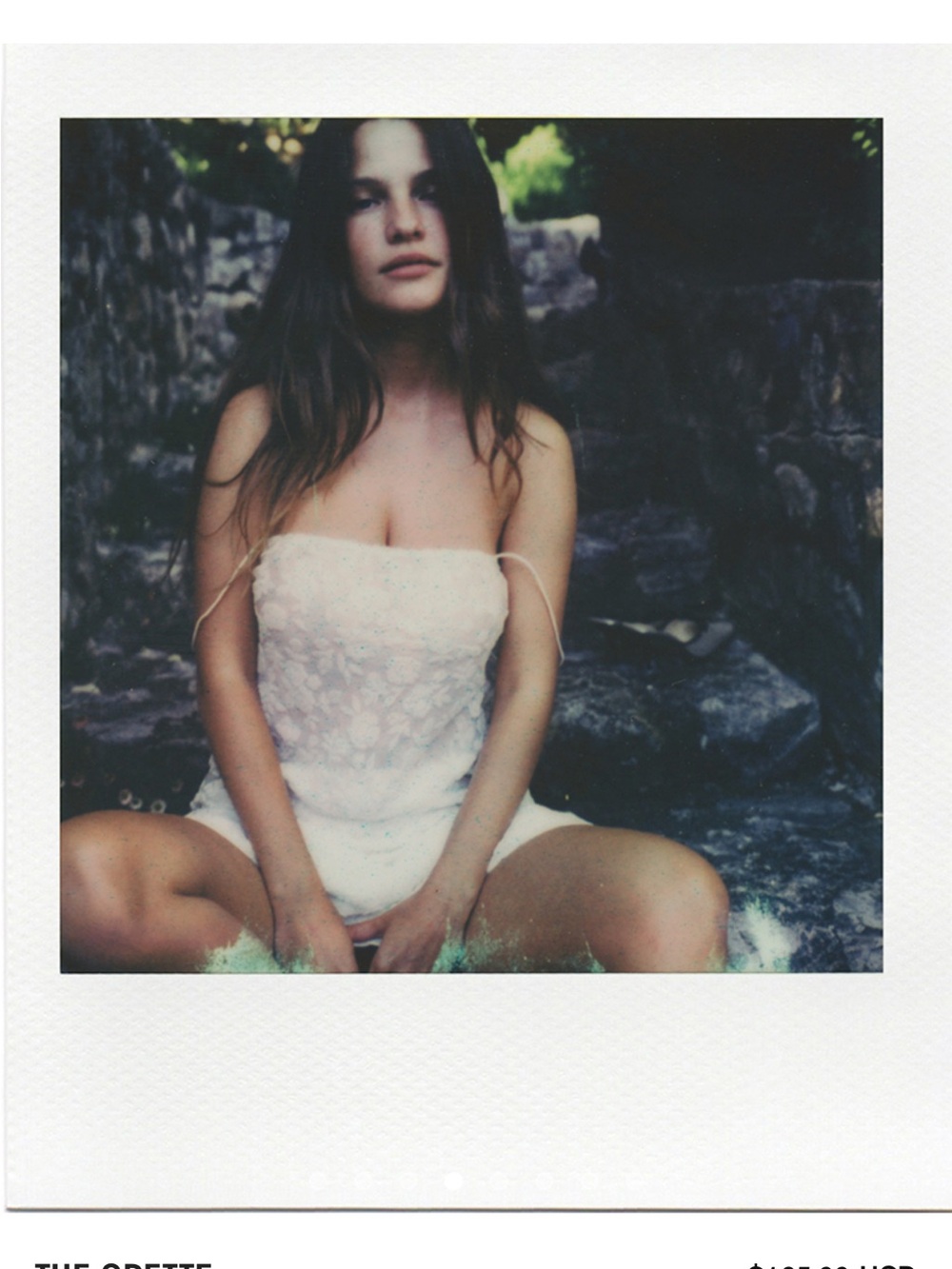 Realisation Par White Odette Lace Cami Tank Top
